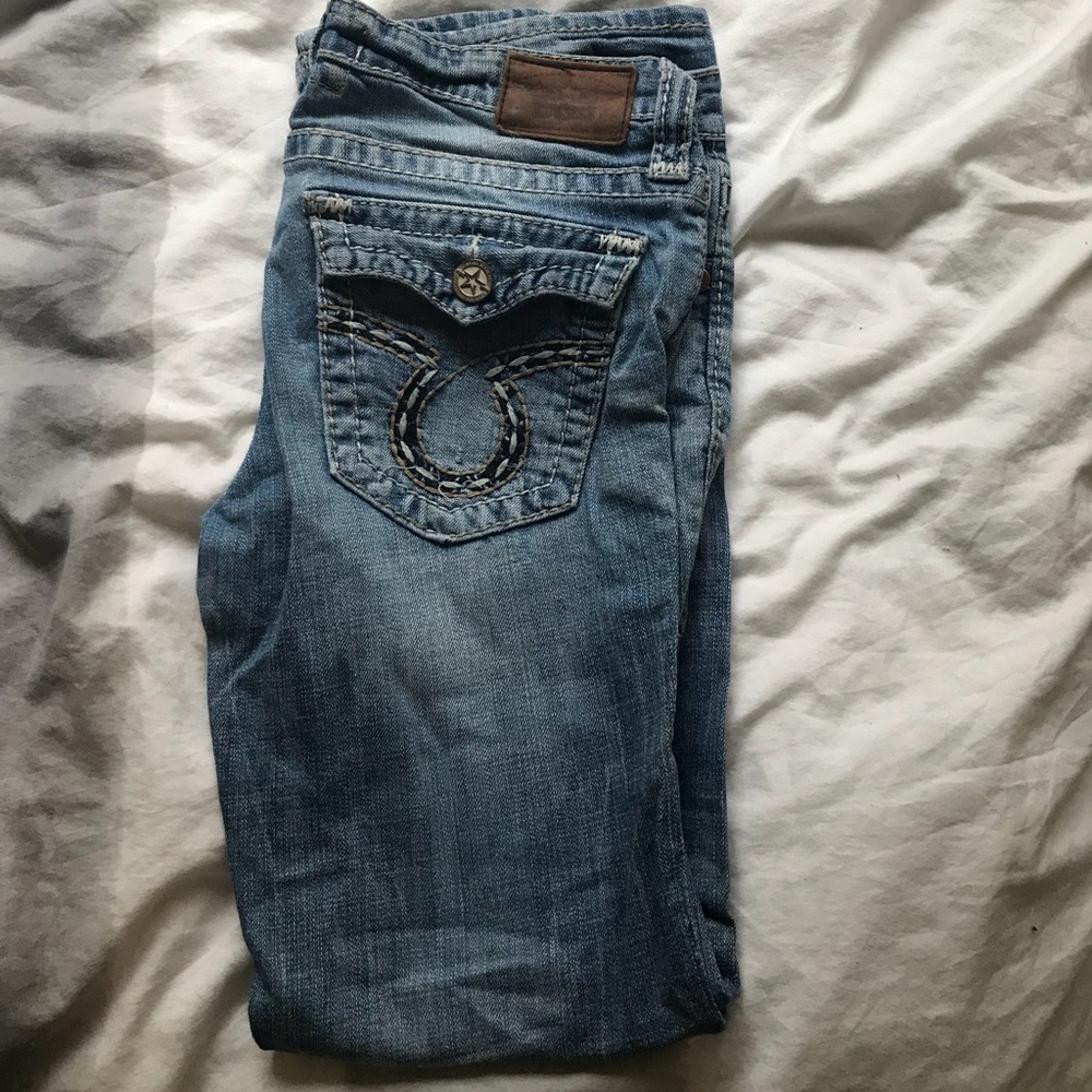 Big Star light wash bootcut jeans